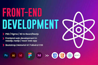 be your reactjs, nextjs web application frontend developer
