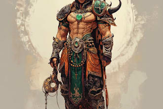 paint realistic or fantasy character art