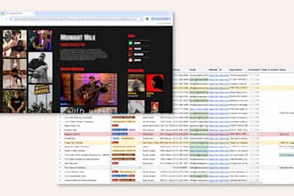support your music or artist brand with design, strategy, and organization
