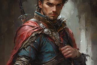 draw fantasy dnd party and scifi monster design character