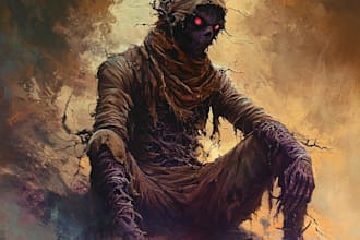 draw your own character from a science fiction, fantasy, horror, or thriller