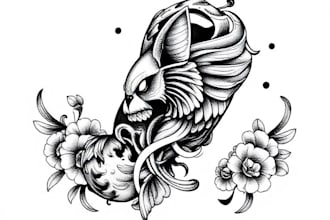 create custom tattoo design, tattoo sleeve