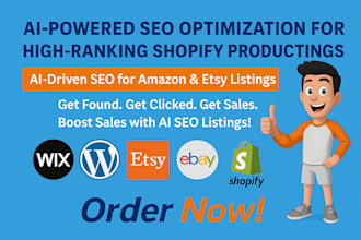 ai powered SEO optimization for high ranking shopify product listings