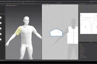 create 3d garment design in clo3d and marvelous designer, 3d cloth, 3d shoe