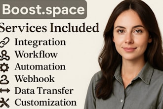 automate integrate your workflow using boost space make com n8n