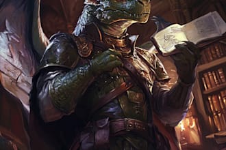 make a fantasy, dnd, world of warcraft character