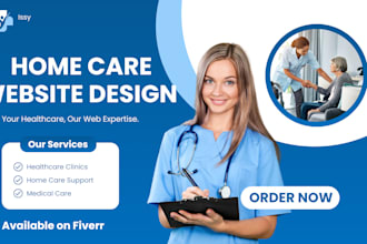 medical website, healthcare staffing agency website, healthcare clinic website