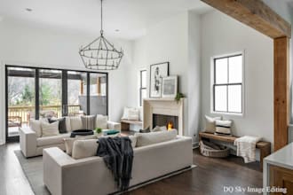 do real estate photo editing, virtual dusk, virtual staging