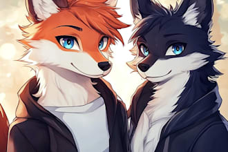 draw furry character reference sheet, furry anthro nsfw oc