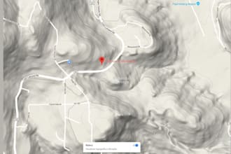 make topology survey, topo map site plan, do geo contour, elevation google earth