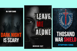 non fiction book cover and fiction book cover