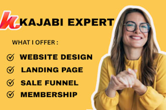 design kajabi website sales funnel landing page kajabi membership online course