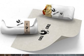 design a bakery, bread, pizza, or restaurant logo