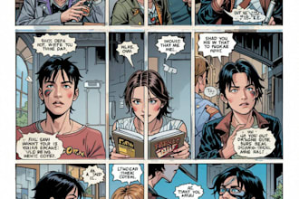 make comic book art, comic book illustration