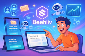 create beehiiv newsletter design beehive landing page beehiv ai email automation