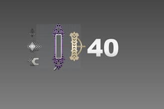 create detailed 3d jewelry designs for printing and casting