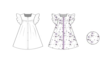 draw detailed fashion flat sketches and technical drawings