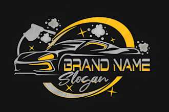 do custom automotive, repair, car racing and car wash logo