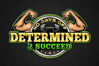 do modern clothing logo for gym fitness sports brand for your business design