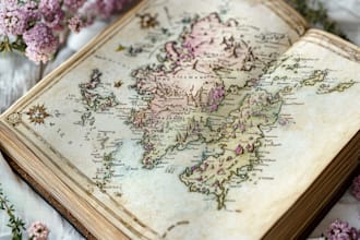 design vector maps, event maps, fantasy festival maps