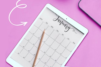 create custom digital planner templates, journals, and calendars for everyone