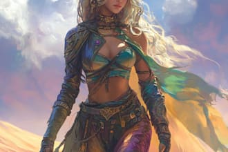 design unique fantasy character art for your project