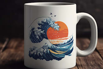 create custom coffee mug design