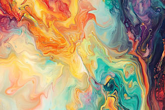 design and animate abstract album cover art