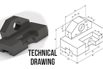 do animation video, 3d products design 3d cad, 3d cad model, technical drawing