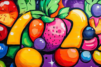 do original custom graffiti for logo or merchandise etc