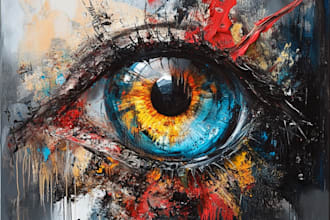 make creative abstract art for you
