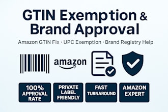 gtin exemption and amazon brand approval