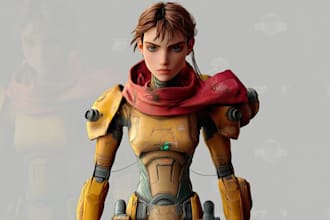 draw your robot, mecha or futuristic concept characters