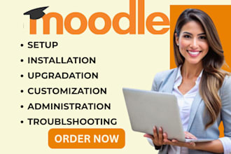 setup, customize, optimize your moodle lms website and mobile app