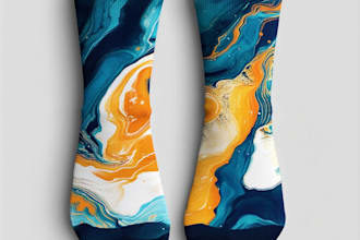 design custom and unique socks design