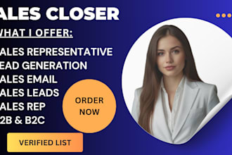 be your high converting sales representative salesperson sales closer b2b sales