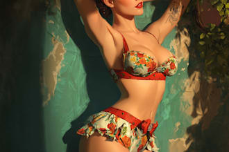 do pin up art pin up girl fan arts and oc for you