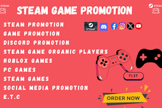 do steam game promotion, steam page, steam game promotion, steam marketing