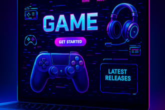 design a game website
