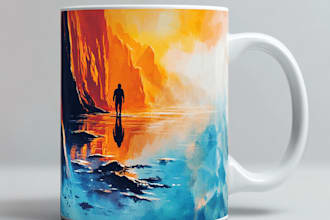 do african american character and tsirt mugs bags design