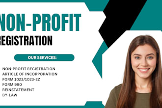 setup non profit registration apply for 501c3 reinstate revoked 501c3, 990, 1023