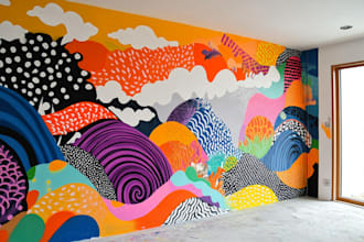 design wall art, decal, mural, graffiti for your business