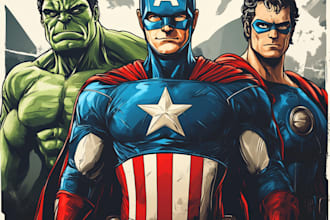 do an awesome comic books based on your script