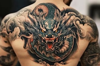 personalized japanese tattoo design services