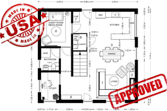 draw your house plan with DIY furniture design and carpentry blueprints