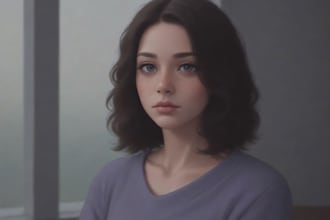 create aesthetic tumblr style conceptual portraits with ai