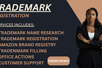 help with trademark registration USA UK eu or canada and amazon brand registry