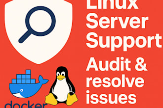 help you fix or improve your linux server or devops setup