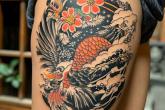 authentic japanese style tattoos for you