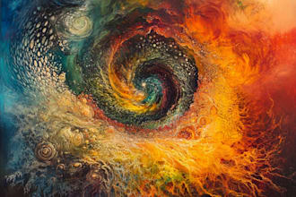paint your dreams as an abstract marble artwork